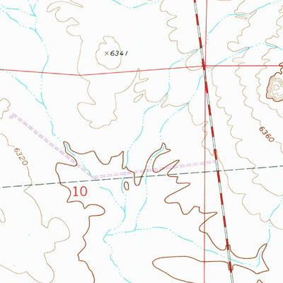 United States Geological Survey Little America, WY (1961, 24000-Scale) digital map