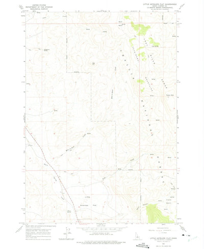 United States Geological Survey Little Antelope Flat, ID (1963, 24000-Scale) digital map