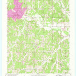United States Geological Survey Little Axe, OK (1958, 24000-Scale) digital map