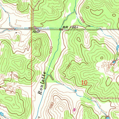 United States Geological Survey Little Axe, OK (1958, 24000-Scale) digital map