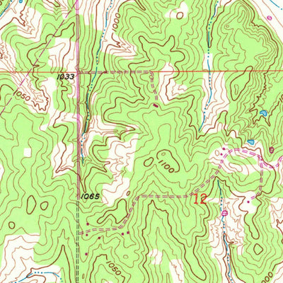 United States Geological Survey Little Axe, OK (1958, 24000-Scale) digital map