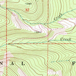 United States Geological Survey Little Baldy Mountain, OR (1972, 24000-Scale) digital map