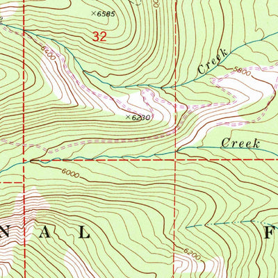 United States Geological Survey Little Baldy Mountain, OR (1972, 24000-Scale) digital map