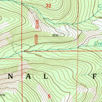 United States Geological Survey Little Baldy Mountain, OR (1998, 24000-Scale) digital map