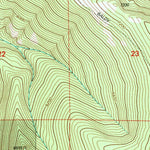 United States Geological Survey Little Baldy Mountain, OR (1998, 24000-Scale) digital map