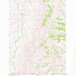 United States Geological Survey Little Bear Creek, MT-WY (1967, 24000-Scale) digital map