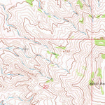 United States Geological Survey Little Bear Creek, MT-WY (1967, 24000-Scale) digital map