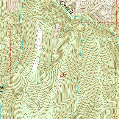 United States Geological Survey Little Beaver Creek, OR (1965, 24000-Scale) digital map