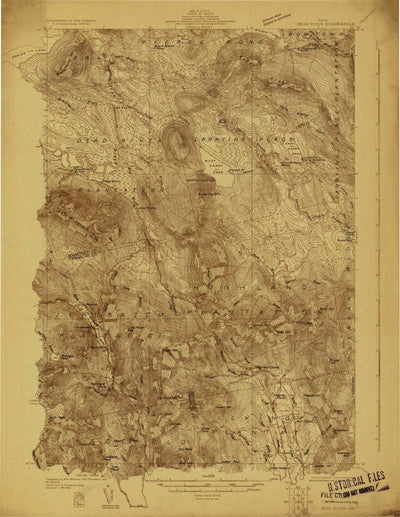 United States Geological Survey Little Bigelow Mountain, ME (1931, 48000-Scale) digital map