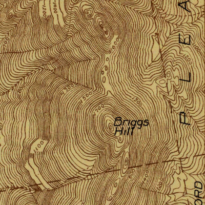 United States Geological Survey Little Bigelow Mountain, ME (1931, 48000-Scale) digital map