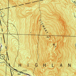 United States Geological Survey Little Bigelow Mountain, ME (1944, 62500-Scale) digital map