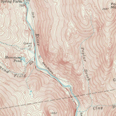 United States Geological Survey Little Bigelow Mountain, ME (1956, 62500-Scale) digital map