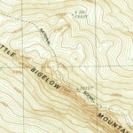 United States Geological Survey Little Bigelow Mountain, ME (1989, 24000-Scale) digital map