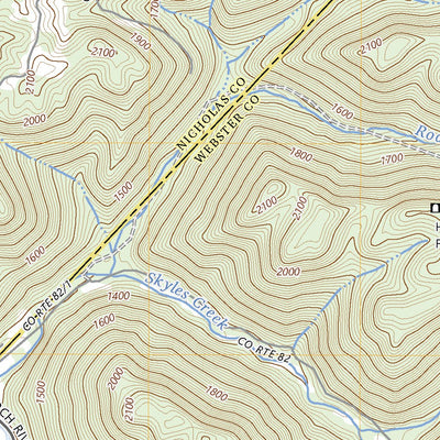 United States Geological Survey Little Birch, WV (2023, 24000-Scale) digital map