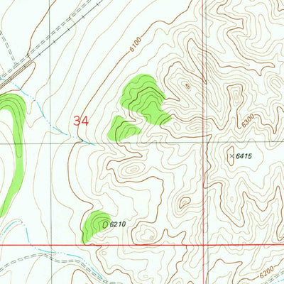 United States Geological Survey Little Black Peak NE, NM (1981, 24000-Scale) digital map