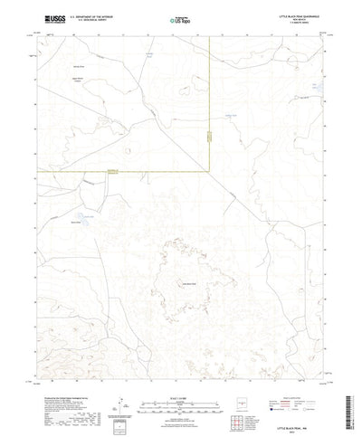 United States Geological Survey Little Black Peak, NM (2023, 24000-Scale) digital map