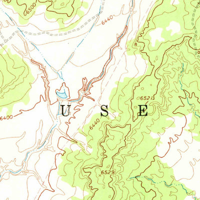 United States Geological Survey Little Black Spot Mountain, AZ (1967, 24000-Scale) digital map