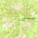 United States Geological Survey Little Black Spot Mountain, AZ (1967, 24000-Scale) digital map