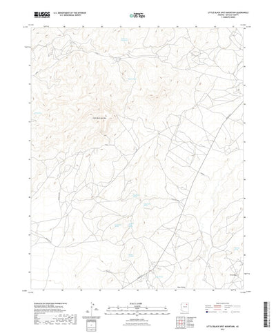 United States Geological Survey Little Black Spot Mountain, AZ (2021, 24000-Scale) digital map