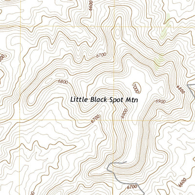 United States Geological Survey Little Black Spot Mountain, AZ (2021, 24000-Scale) digital map