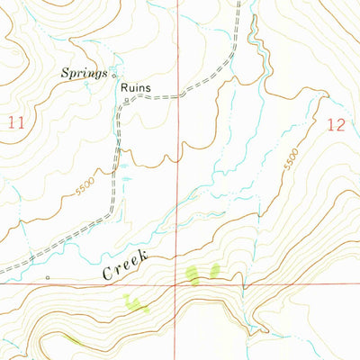 United States Geological Survey Little Blue Table, ID (1972, 24000-Scale) digital map
