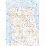 United States Geological Survey Little Buffalo Hill, MT (1985, 24000-Scale) digital map