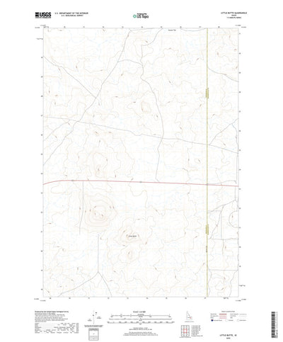United States Geological Survey Little Butte, ID (2020, 24000-Scale) digital map
