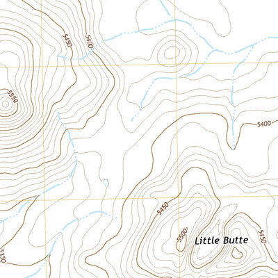 United States Geological Survey Little Butte, ID (2020, 24000-Scale) digital map