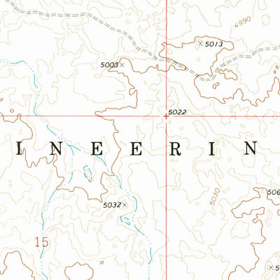 United States Geological Survey Little Butte NE, ID (1973, 24000-Scale) digital map