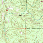 United States Geological Survey Little Catherine Creek, OR (1965, 24000-Scale) digital map