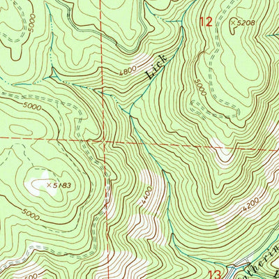 United States Geological Survey Little Catherine Creek, OR (1993, 24000-Scale) digital map