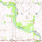 United States Geological Survey Little Cedar, IA (1972, 24000-Scale) digital map