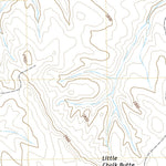 United States Geological Survey Little Chalk Butte, MT (2020, 24000-Scale) digital map