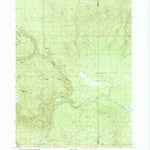United States Geological Survey Little Chinquapin Mountain, OR (1988, 24000-Scale) digital map