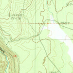 United States Geological Survey Little Chinquapin Mountain, OR (1988, 24000-Scale) digital map