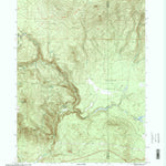 United States Geological Survey Little Chinquapin Mountain, OR (1997, 24000-Scale) digital map
