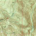 United States Geological Survey Little Chinquapin Mountain, OR (1997, 24000-Scale) digital map