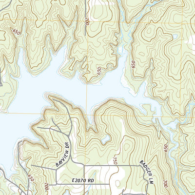 United States Geological Survey Little City, OK (2022, 24000-Scale) digital map
