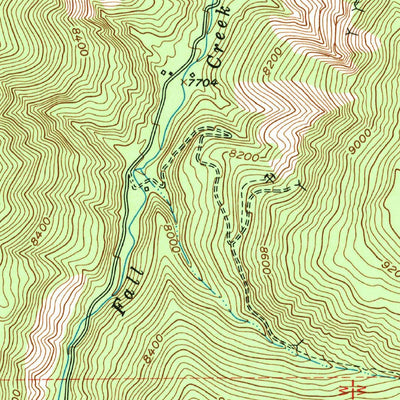 United States Geological Survey Little Cone, CO (1953, 24000-Scale) digital map