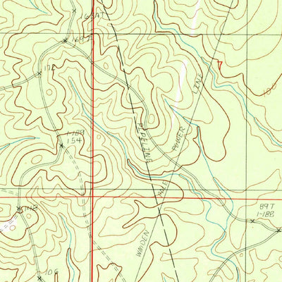 United States Geological Survey Little Creek, LA (1985, 24000-Scale) digital map