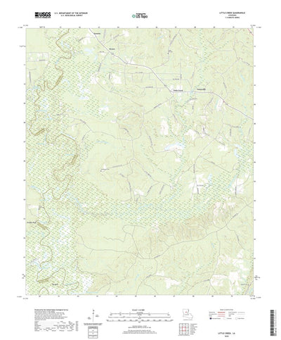 United States Geological Survey Little Creek, LA (2020, 24000-Scale) digital map