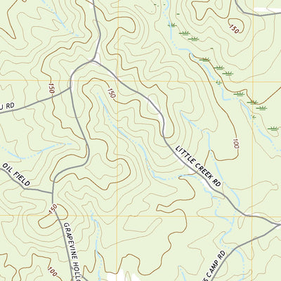 United States Geological Survey Little Creek, LA (2020, 24000-Scale) digital map
