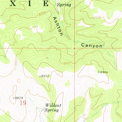 United States Geological Survey Little Creek Peak, UT (1971, 24000-Scale) digital map