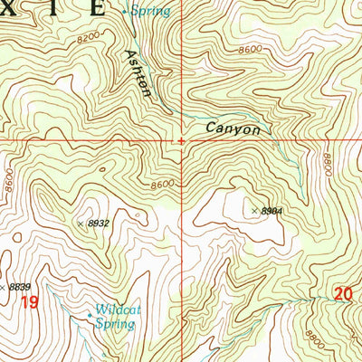 United States Geological Survey Little Creek Peak, UT (2002, 24000-Scale) digital map