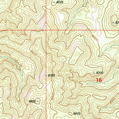 United States Geological Survey Little Creek Peak, UT (2002, 24000-Scale) digital map
