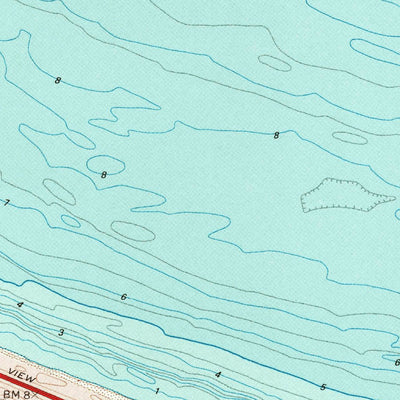 United States Geological Survey Little Creek, VA (1964, 24000-Scale) digital map