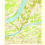 United States Geological Survey Little Cypress, KY-IL (1954, 24000-Scale) digital map