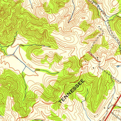 United States Geological Survey Little Cypress, KY-IL (1954, 24000-Scale) digital map