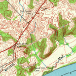 United States Geological Survey Little Cypress, KY-IL (1958, 24000-Scale) digital map