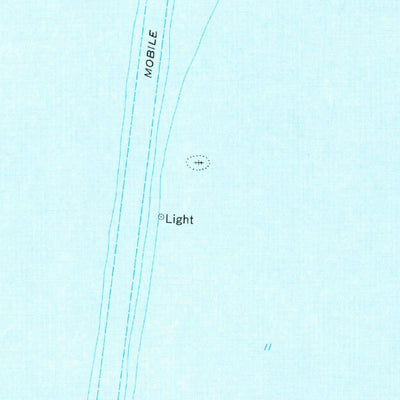 United States Geological Survey Little Dauphin Island, AL (1958, 24000-Scale) digital map